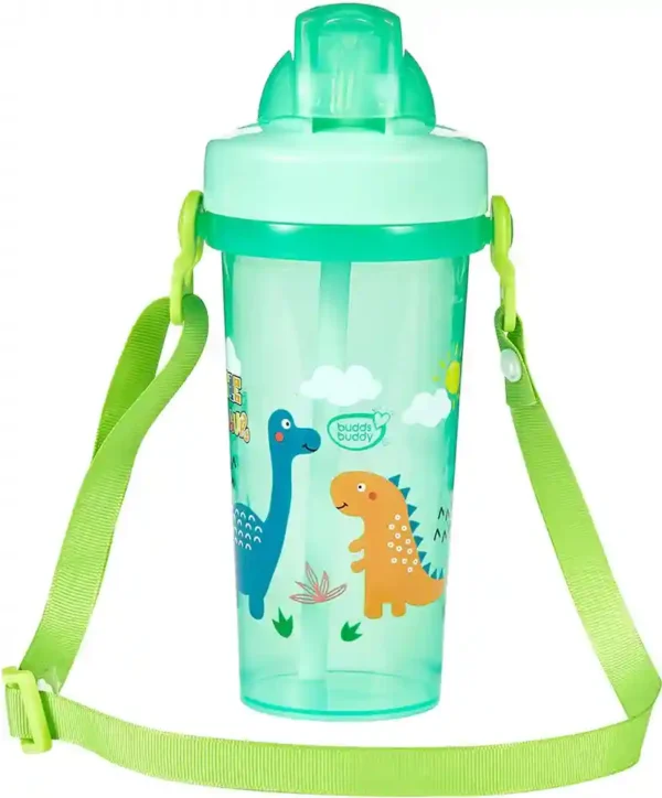 BuddsBuddy Straw Sipper with Adjustable Strap – 350ml - Image 2