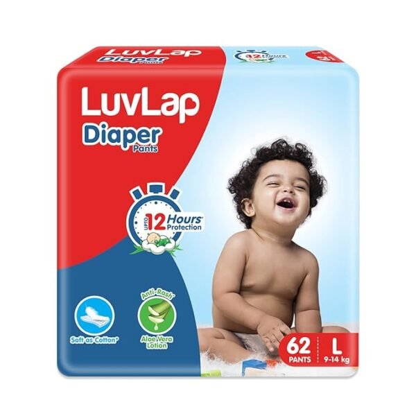 LuvLap Diaper Pants – Large (L, 62 Pants)