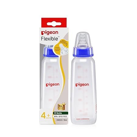 Pigeon Flexible Baby Feeding Bottle 240ml - Image 2