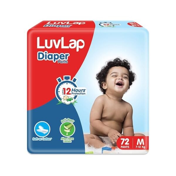 LuvLap Diaper Pants – Medium (M, 72 Pants)