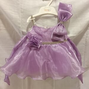 Girls Lavender Organza Frock