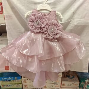 Blush Pink Floral Party Dress