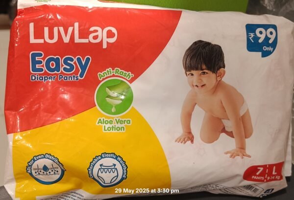 LuvLap Easy Diaper Pants – Large (L)