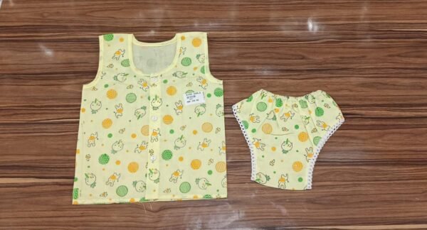 Colour Printed Jhabala Set 3-6 Month