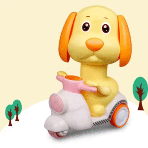Baby Mini Animal Press Return Children's Toy Dog Plastic Kids Car Toy