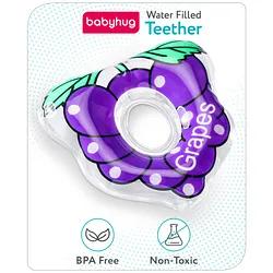 Babyhug Water Filled Teether – Grapes Design