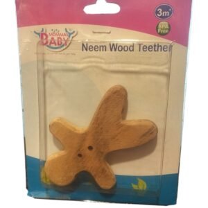 Mommas Baby Neem Wood Teether – Man Shape