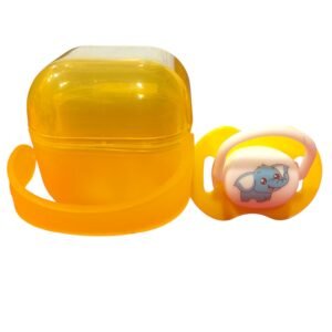 Baby Pacifier with Protective Case – Elephant Design