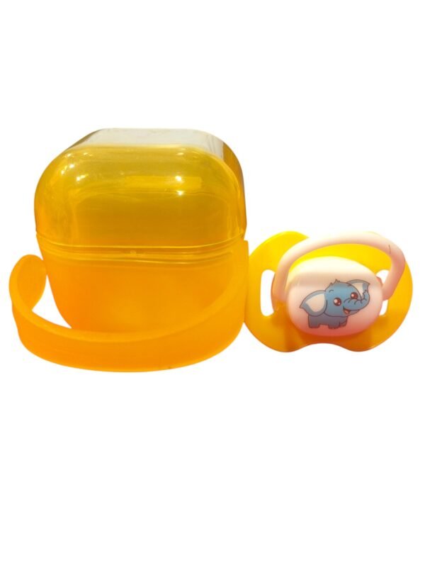 Baby Pacifier with Protective Case – Elephant Design