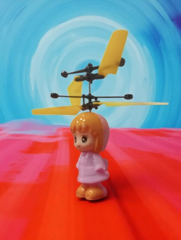 Flying Cartoon Girl Toy Helicopter - Image 4
