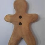 Mommas Baby Neem Wood Teether – Man Shape - Image 2