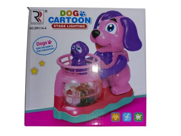 Dog Cartoon Stage Lighting Toy – Musical Bump & Go Dog - Image 5