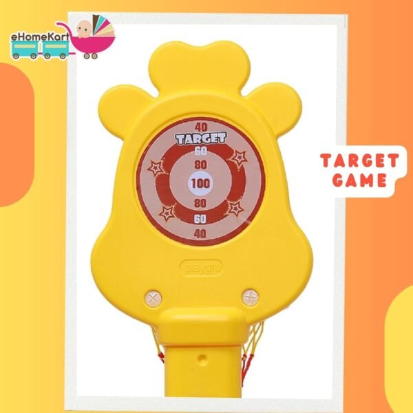 Baybee Giraffe Basketball Hoop Stand for Kids - Image 14