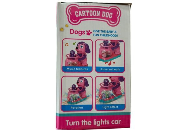 Dog Cartoon Stage Lighting Toy – Musical Bump & Go Dog - Image 2