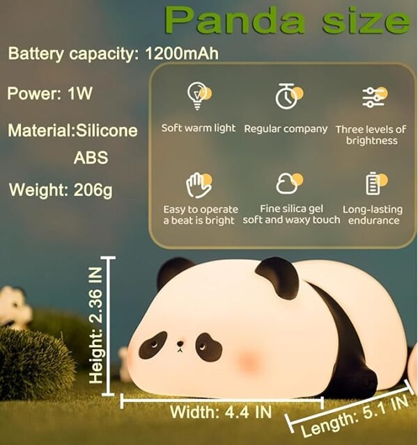 Panda Silicone Night Light - Image 8