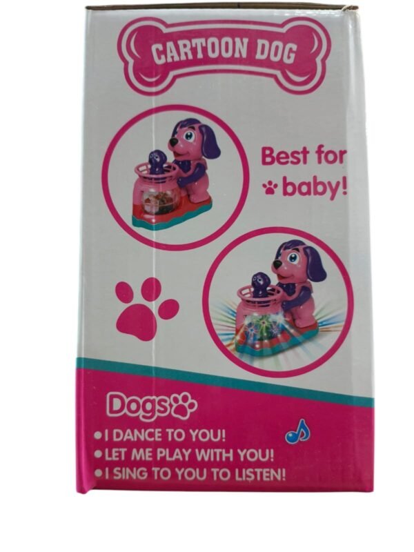 Dog Cartoon Stage Lighting Toy – Musical Bump & Go Dog - Image 4