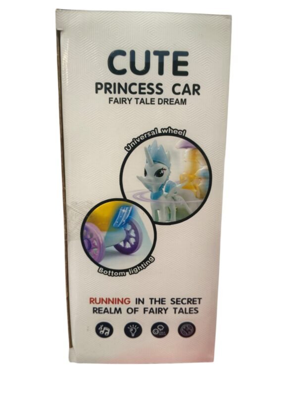 Hong Jie Carriage Princess Toy – Light & Sound Unicorn Carriage (3+ Years) - Image 2