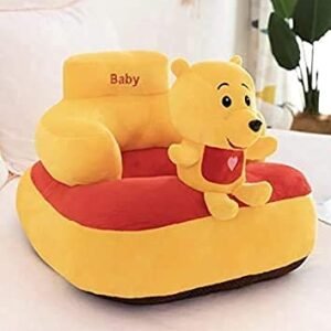 Baby Plush Sofa Seat – Cartoon Bear Design