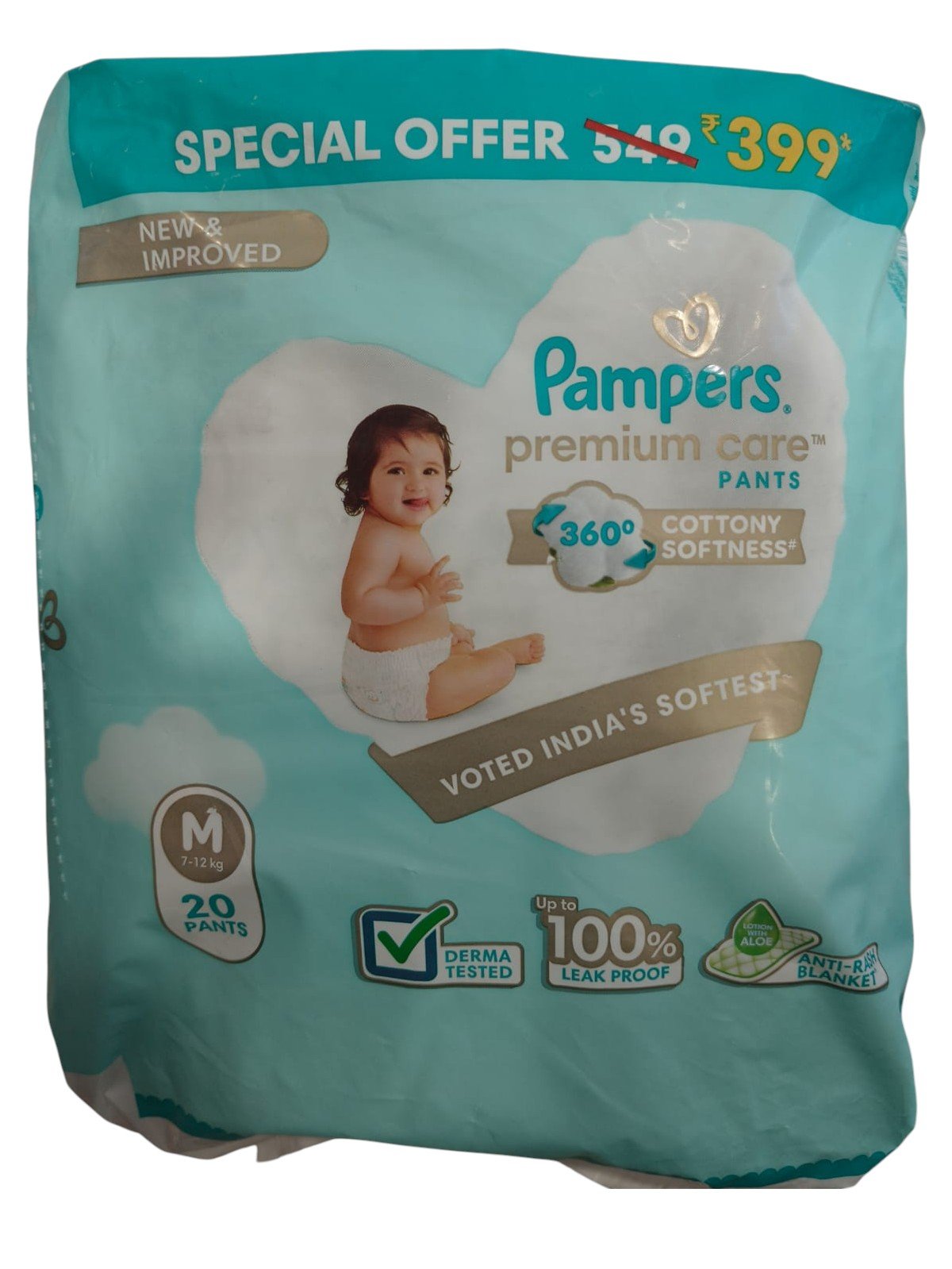 Pampers Premium Care Pants – Medium (7–12 kg)