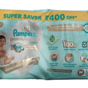 Pampers Premium Care Pants – Medium (7–12 kg), 56 Pants – Super Saver Pack