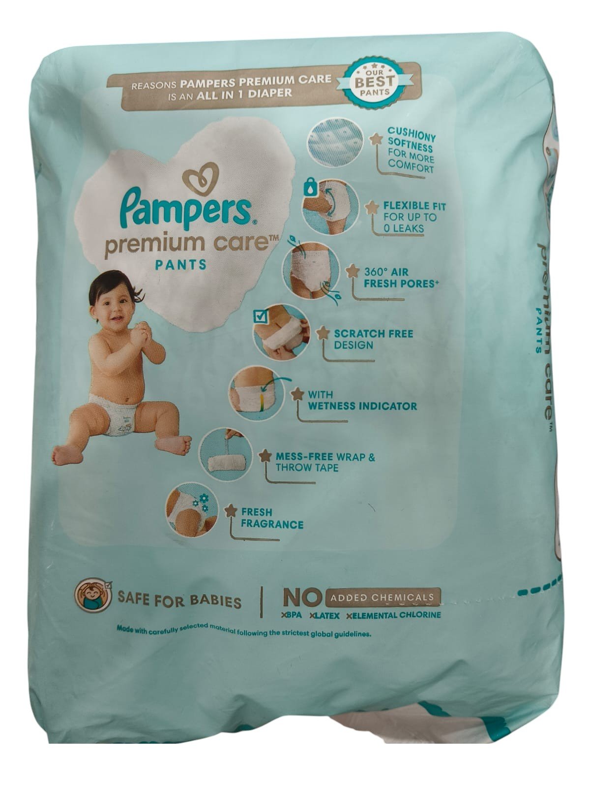 Pampers Premium Care Pants – Large (9–14 kg), 16 Pants - Image 2