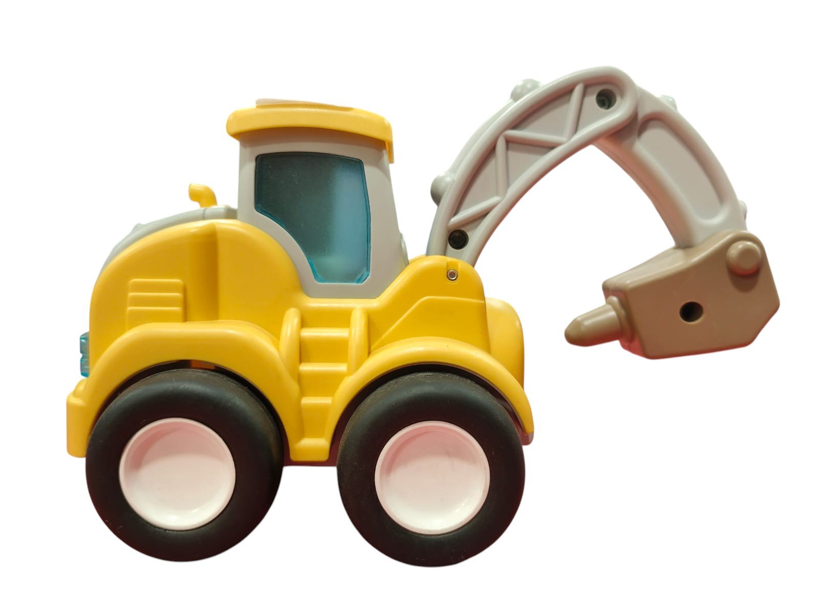 Kids Friction Powered Excavator Toy Truck - Image 2
