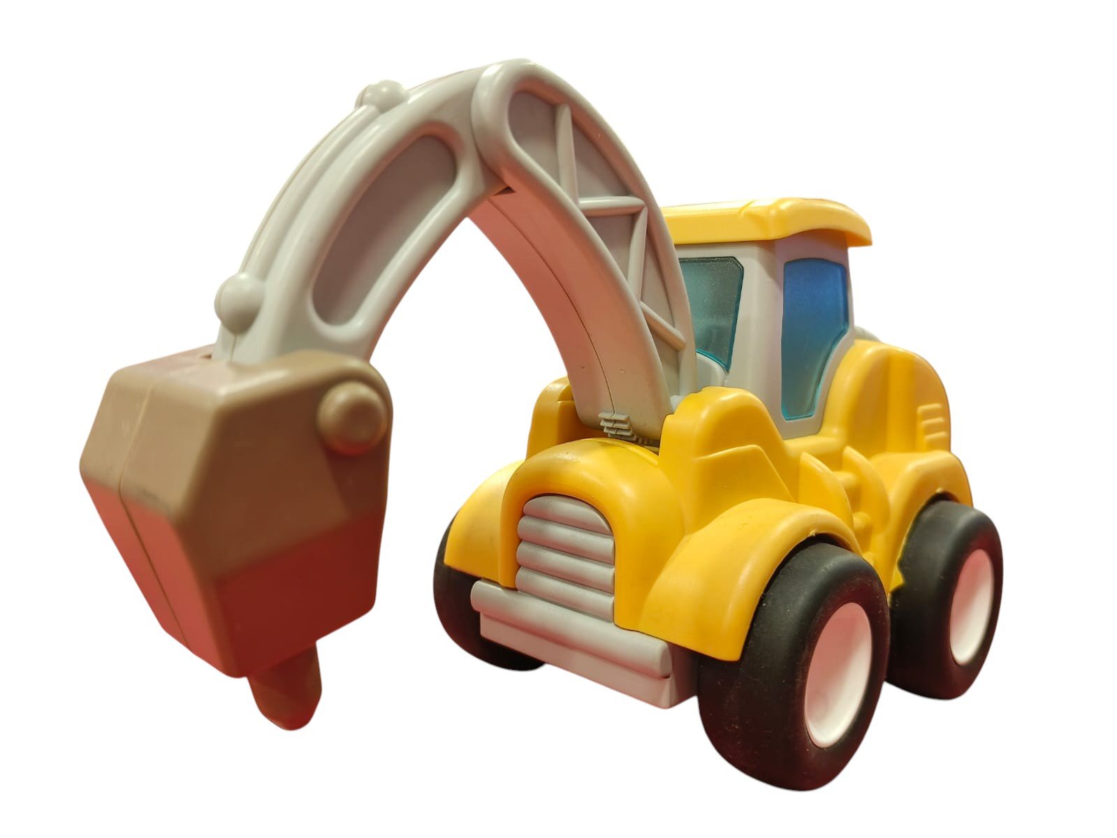 Kids Friction Powered Excavator Toy Truck - Image 3